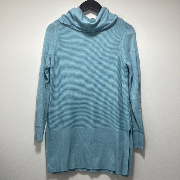 Adrienne Vitadinni Cowl Neck Tunic Sweater Sz S - Picture 2 of 7